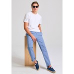 Funky Buddha The Essentials Ανδρικό Παντελόνι Chino Σιέλ