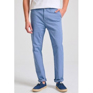 Funky Buddha Ανδρικό  Παντελόνι Chino (FBM011-001-02-SMOKE-BLUE)