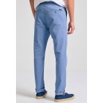 Funky Buddha The Essentials Ανδρικό Παντελόνι Chino Σιέλ