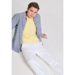 Funky Buddha The Essentials Ανδρικό Παντελόνι Chino Λευκό
