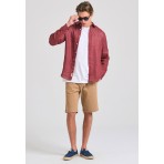 Funky Buddha The Essentials Ανδρική Βερμούδα Chino Μπεζ