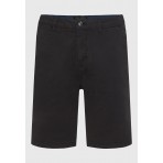 Funky Buddha The Essentials Ανδρική Βερμούδα Chino Μαύρη