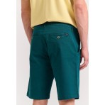 Funky Buddha The Essentials Ανδρική Βερμούδα Chino Πετρόλ