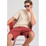 Funky Buddha The Essentials Ανδρική Βερμούδα Chino Κόκκινη