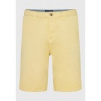 Funky Buddha The Essentials Ανδρική Βερμούδα Chino Κίτρινη