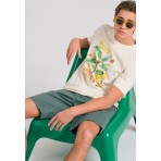 Funky Buddha The Essentials Ανδρική Βερμούδα Chino Πράσινη