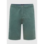 Funky Buddha The Essentials Ανδρική Βερμούδα Chino Πράσινη