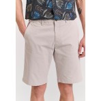 Funky Buddha The Essentials Ανδρική Βερμούδα Chino Γκρι Ανοιχτό