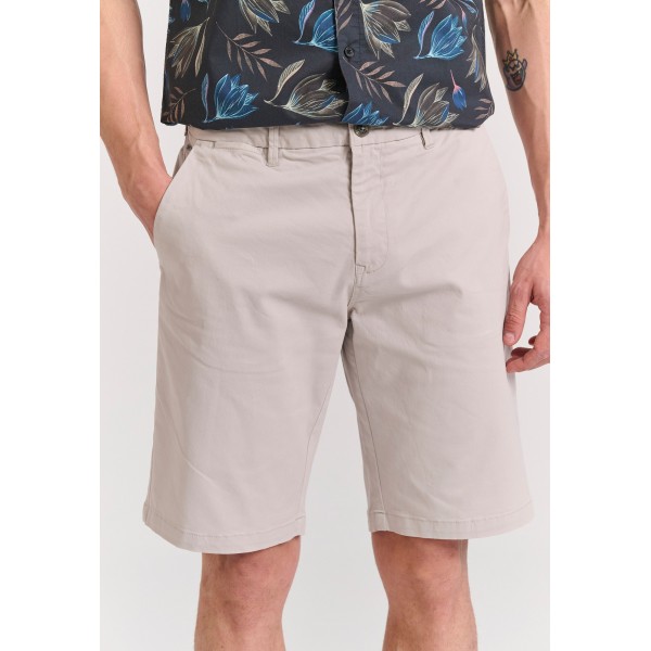 Funky Buddha Ανδρική Βερμούδα Chino (FBM011-001-03-MIST-GREY)