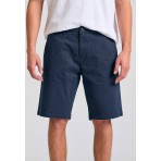 Funky Buddha The Essentials Ανδρική Βερμούδα Chino Μπλε Σκούρο