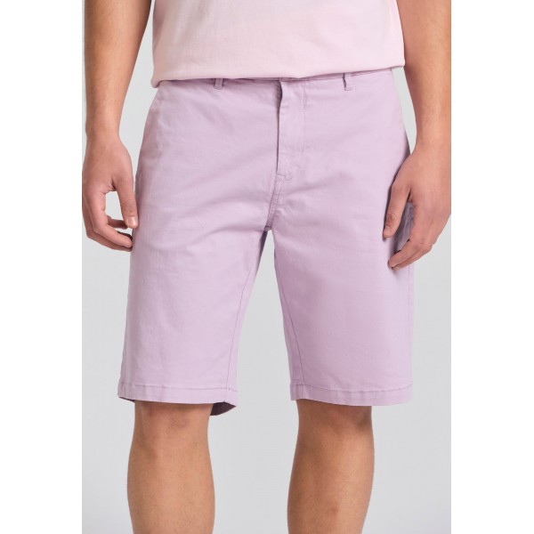 Funky Buddha Ανδρική Βερμούδα Chino (FBM011-001-03-PINK-LAVENDER)