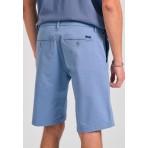 Funky Buddha The Essentials Ανδρική Βερμούδα Chino Σιέλ