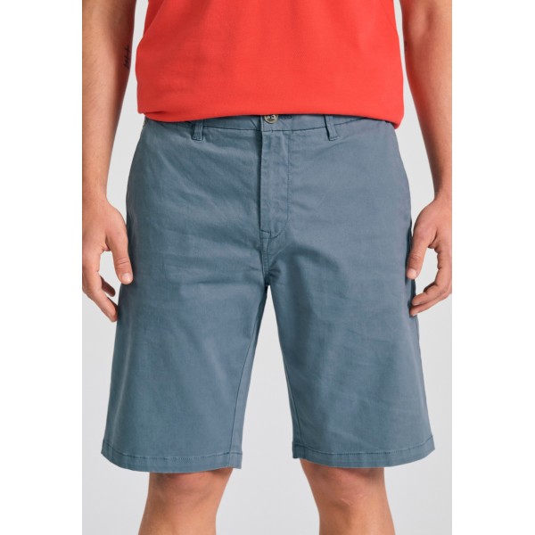 Funky Buddha Ανδρική Βερμούδα Chino (FBM011-001-03-STEEL-GREY)