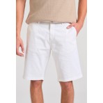 Funky Buddha The Essentials Ανδρική Βερμούδα Chino Λευκή