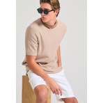 Funky Buddha The Essentials Ανδρική Βερμούδα Chino Λευκή