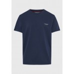 Funky Buddha The Essentials Ανδρική Κοντομάνικη Μπλούζα Μπλε Σκούρο