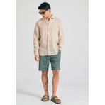 Funky Buddha The Εssentials Πουκάμισο Μακρυμάνικο  Ανδρικό (FBM011-001-05-SAND)
