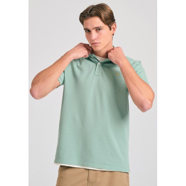 Funky Buddha Polo Ανδρικό (FBM011-001-11-SAGE-GREEN)