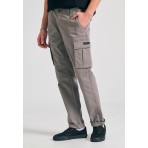 Funky Buddha The Essentials Ανδρικό Παντελόνι Cargo Γκρι