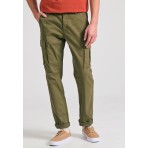 Funky Buddha The Essentials Ανδρικό Παντελόνι Cargo Χακί