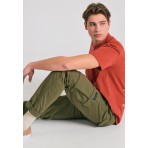 Funky Buddha The Essentials Ανδρικό Παντελόνι Cargo Χακί