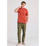 Funky Buddha The Essentials Ανδρικό Παντελόνι Cargo Χακί