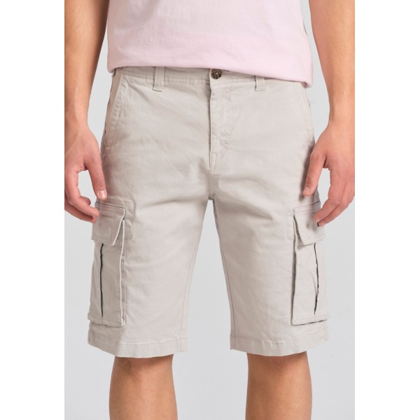 Funky Buddha Ανδρική Βερμούδα Cargo (FBM011-002-03-MIST-GREY)