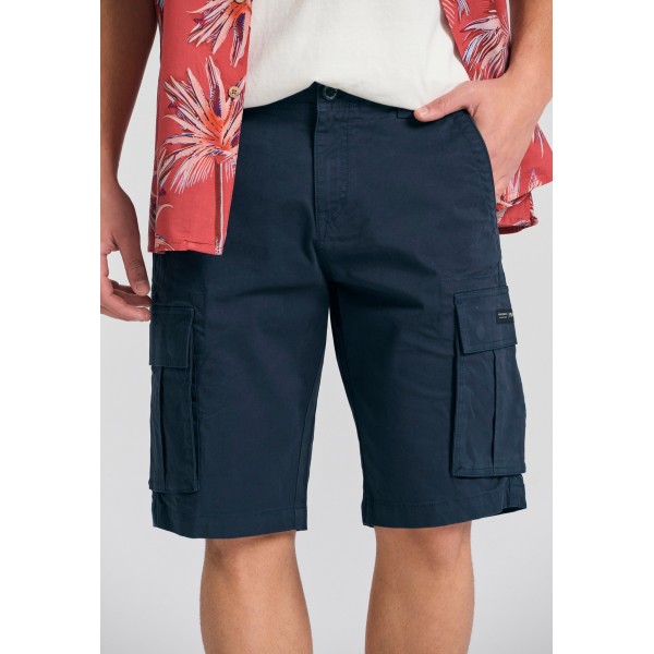 Funky Buddha Ανδρική Βερμούδα Cargo (FBM011-002-03-NAVY)