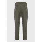 Funky Buddha Linen blend Ανδρικό Παντελόνι Chino Χακί