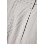 Funky Buddha Linen blend Ανδρικό Παντελόνι Chino Γκρι Ανοιχτό
