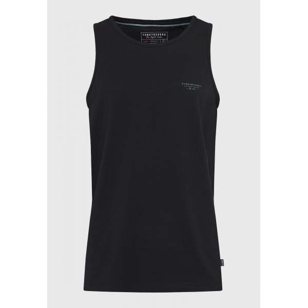 Funky Buddha Μπλούζα Αμάνικη Ανδρική (FBM011-003-04-BLACK)
