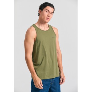 Funky Buddha Μπλούζα Αμάνικη Ανδρική (FBM011-003-04-HUNTER-GREEN)