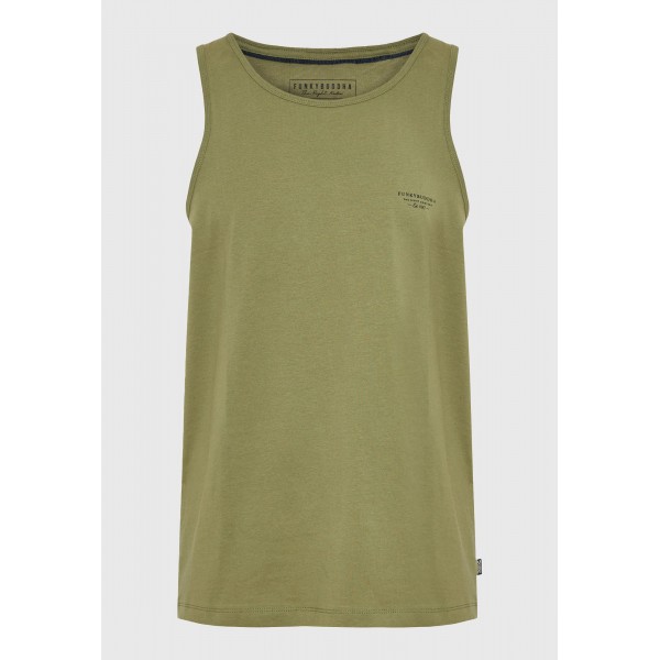 Funky Buddha Μπλούζα Αμάνικη Ανδρική (FBM011-003-04-HUNTER-GREEN)
