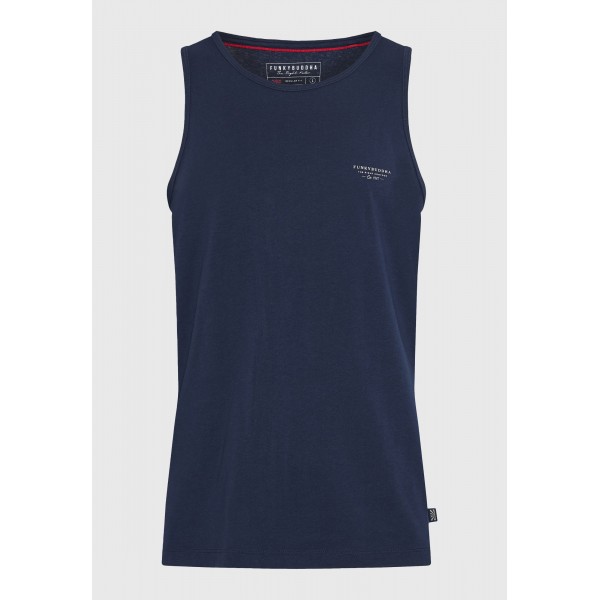 Funky Buddha Ανδρική Μπλούζα Χωρίς Μανίκι (FBM011-003-04-NAVY)