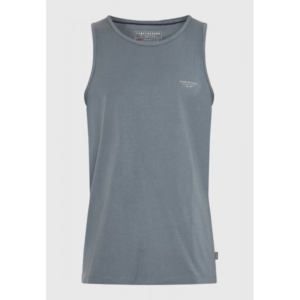 Funky Buddha Ανδρική Μπλούζα Χωρίς Μανίκι (FBM011-003-04-STEEL-GREY)