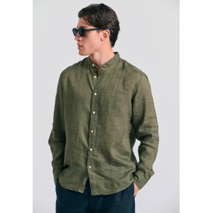 Funky Buddha Ανδρικό Πουκάμισο Basic (FBM011-003-05-KHAKI)