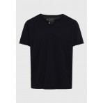 Funky Buddha The Essentials Ανδρική Κοντομάνικη Μπλούζα Μαύρη