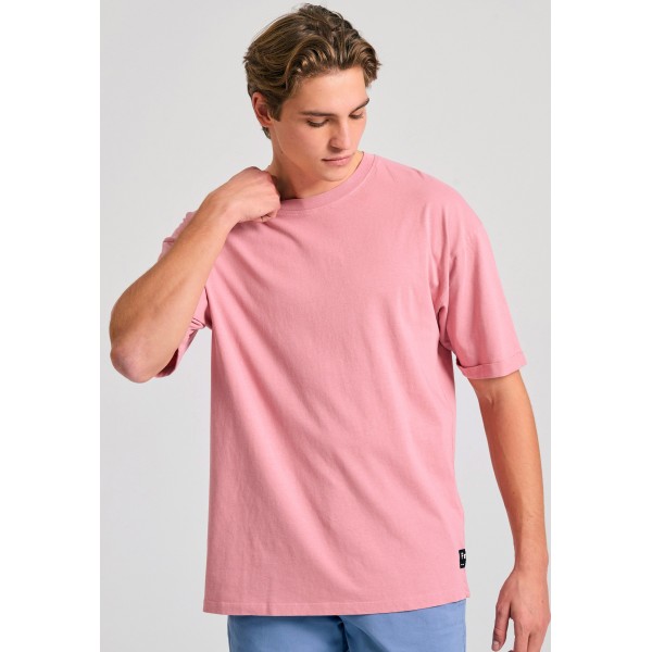 Funky Buddha T-Shirt Ανδρικό (FBM011-005-04-DUSTY-PINK)