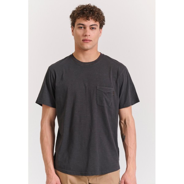 Funky Buddha Ανδρική Μπλούζα Κοντό Μανίκι Basic (FBM011-006-04-ANTHRACITE)