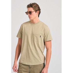 Funky Buddha Ανδρική Μπλούζα Κοντό Μανίκι Basic (FBM011-006-04-STONE)