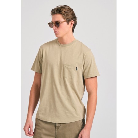 Funky Buddha Ανδρικό Κοντομάνικο T-Shirt Γκρι