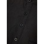 Funky Buddha Ανδρικό Πουκάμισο Με Κοντό Μανίκι (FBM011-006-05-BLACK)
