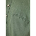 Funky Buddha Ανδρικό Πουκάμισο Με Κοντό Μανίκι (FBM011-006-05-KHAKI)