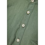 Funky Buddha Ανδρικό Πουκάμισο Με Κοντό Μανίκι (FBM011-006-05-KHAKI)