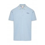 Funky Buddha Ανδρική Μπλούζα Με Γιακά Πόλο (FBM011-006-11-CLOUD-BLUE-MEL)