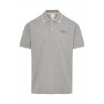 Funky Buddha Ανδρική Μπλούζα Με Γιακά Πόλο (FBM011-006-11-GREY-MEL)