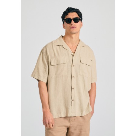 Funky Buddha Oversized Πουκάμισο Κοντομάνικο Ανδρικό 