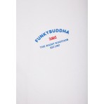 Funky Buddha Ανδρική Μπλούζα Με Γιακά Πόλο (FBM011-008-11-WHITE)