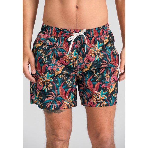Funky Buddha Exotic Μαγιό Βερμούδα Ανδρικό (FBM011-008-16-BLACK)