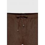 Funky Buddha Ανδρική Βερμούδα Chino Καφέ